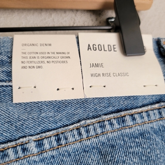 AGOLDE Jamie Hi Rise Classic Jeans in Sizzle size 29 NWT - Picture 10 of 13